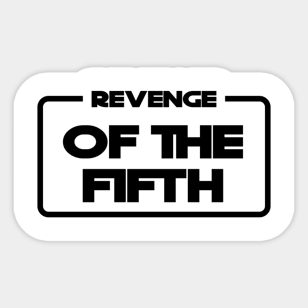 Revenge of the Fifth Sticker by DisneyPocketGuide